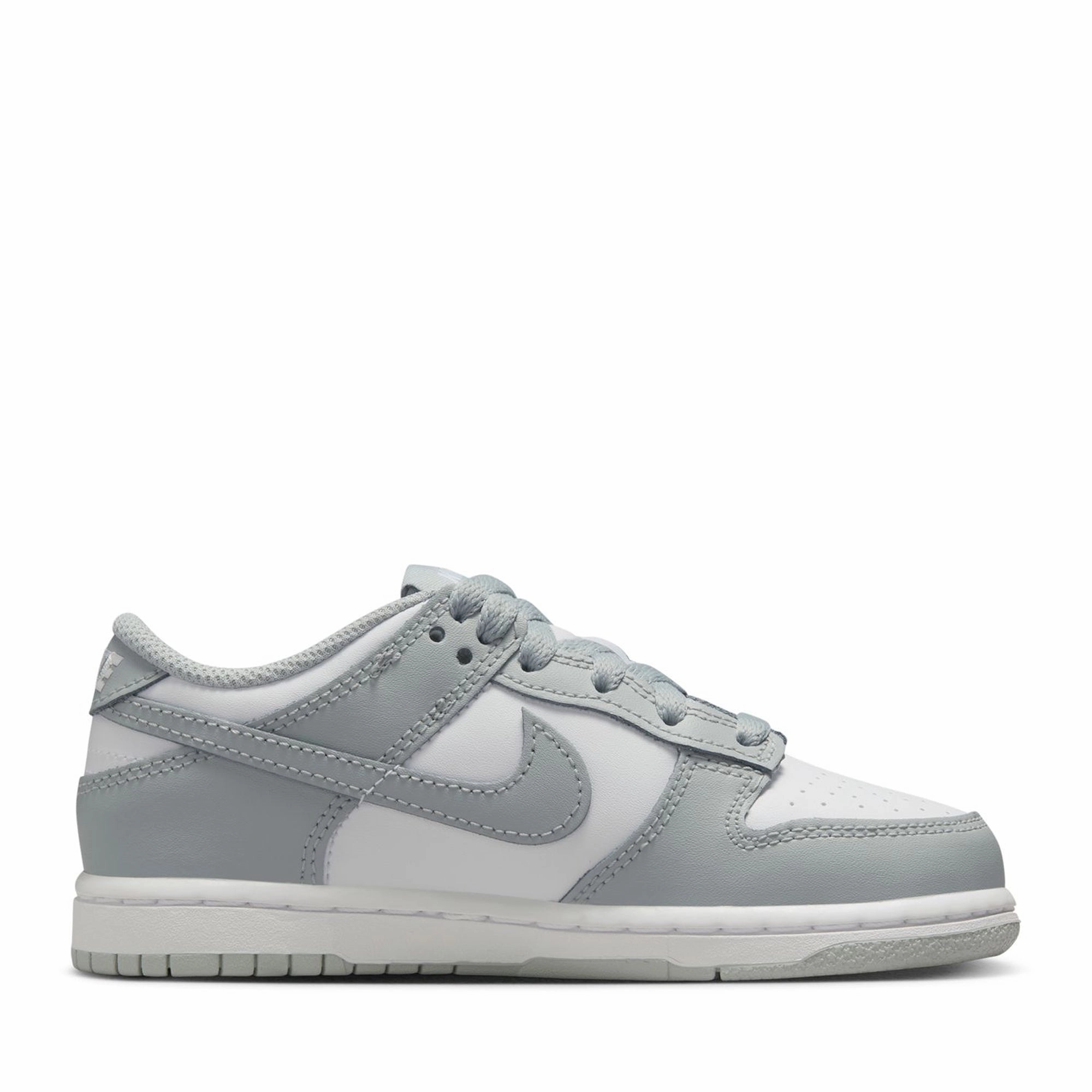Nike Dunk Low (PS) - White/Light Smoke Grey Run Errand