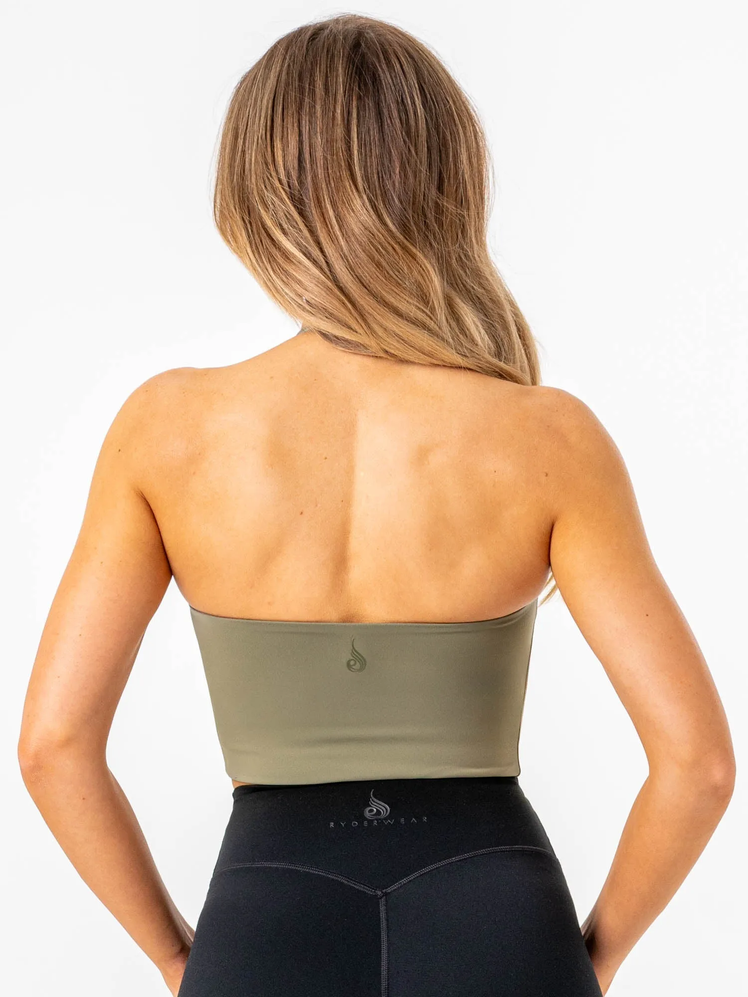 Heather Effect Finish WrinkleFree Finish NKD Halter Tank - Desert Sage