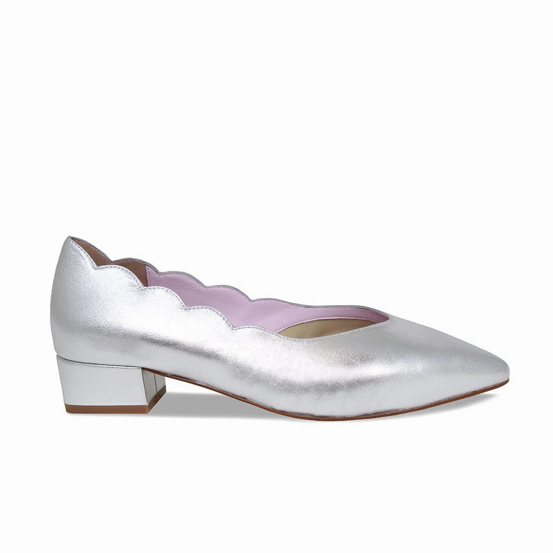 Nova: Silver Leather Strap