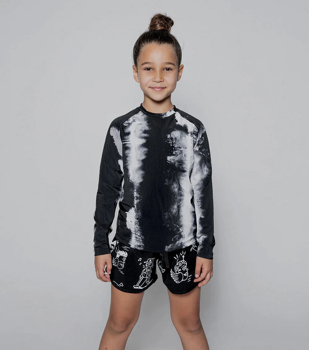 Nununu Kids LONG SLEEVED TIE DYE RASHGUARD - TIE DYE Plus - size Ballerina outfits for children