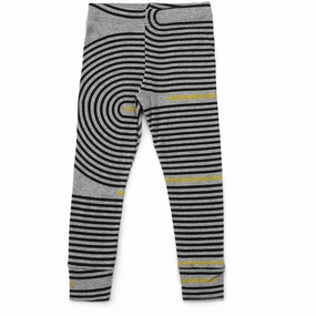Nununu Kids Spiral Legging - Heather Grey New colorful