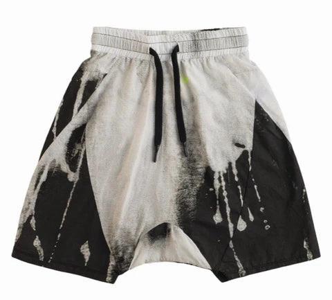 Nununu Kids Tie Dye Melting Beach Shorts - 18-24M Faux - Leather Princess dresses for children