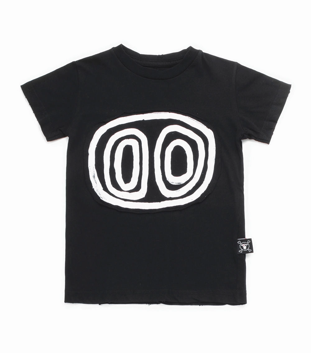 children Nununu Kids TRIBAL EYES T-shirt - Black
