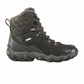 Oboz Bridger 7" Insulated B-DRY Winter Hiking Boot (Women) - Black Simple Comfort Design Toe room
