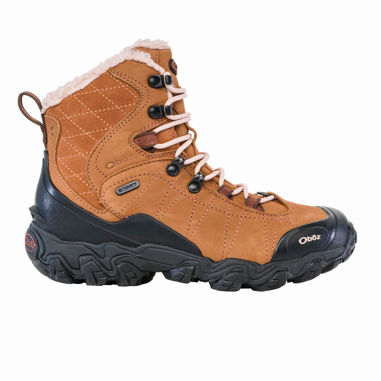 Oboz Bridger 7" Insulated B-DRY Winter Hiking Boot (Women) - Cashew Cozy Fit Way True