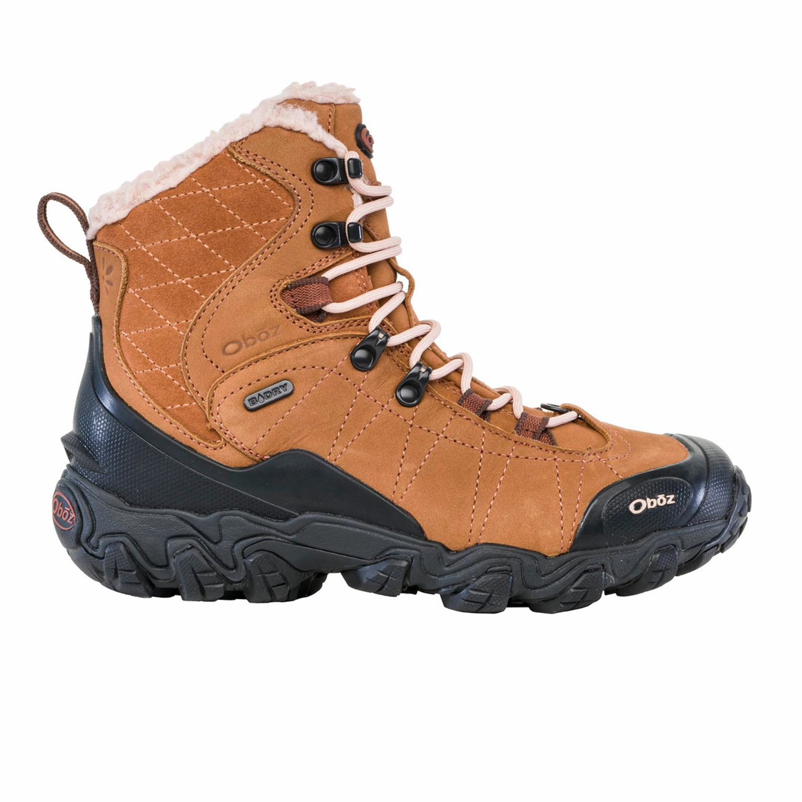 Neat Steps Fresh Steps Oboz Bridger 7" Insulated B-DRY Winter Hiking Boot (Women) - Cashew
