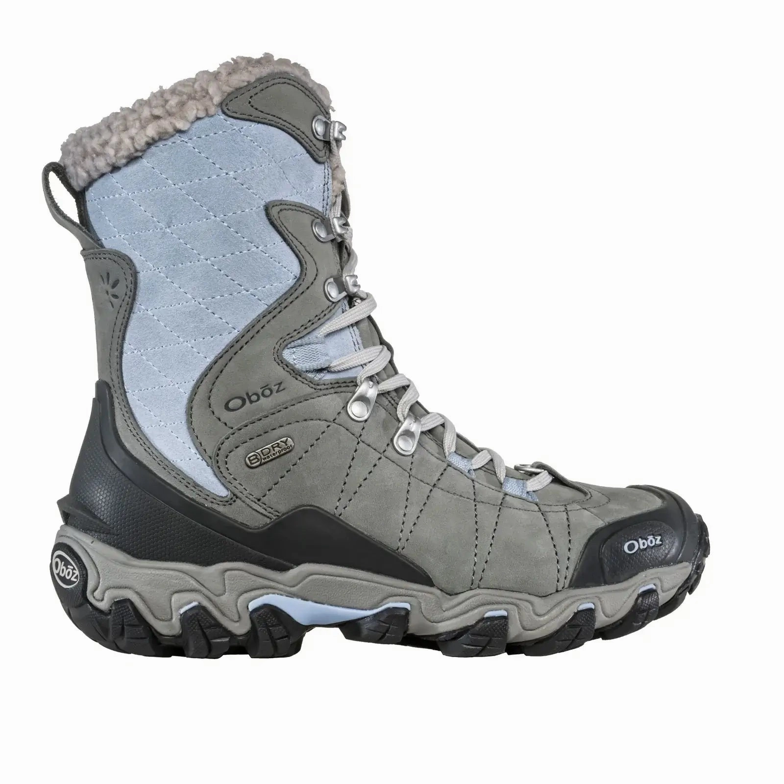 Free Path Lane Oboz Bridger 9" Insulated B-DRY Winter Hiking Boot (Women) - Gray