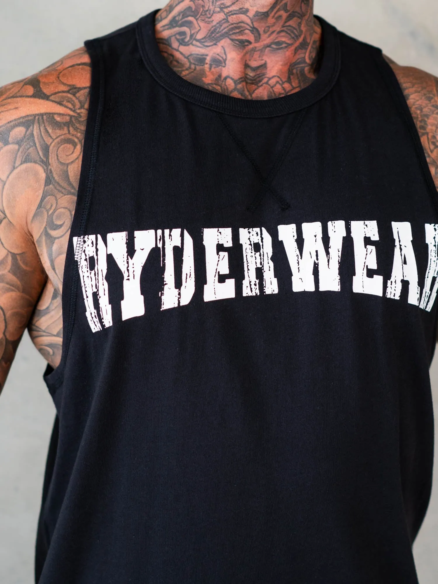 Laser Cut Edge Detailing Octane Tank - Faded Black