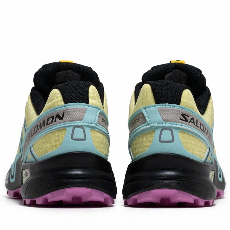 Comfortable fit Padded collar Salomon Speedcross 3 - Yellow Iris/Iced Aqua