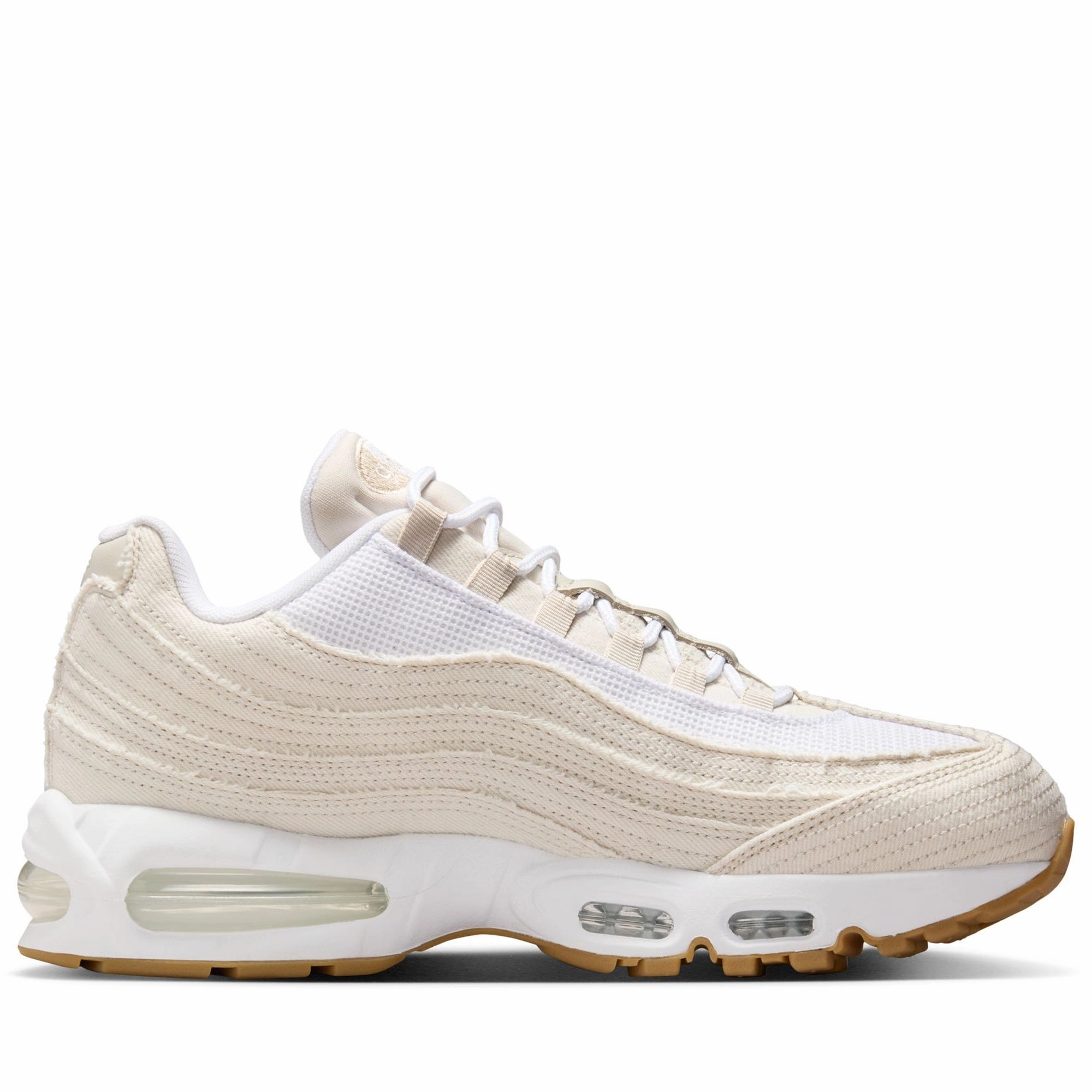 Relaxed Walking Shoes Suede Loafers Levi's x Nike Air Max 95 OG - Light Orewood Brown/White