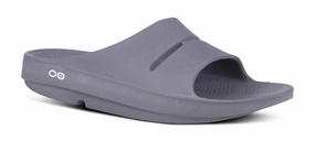 classic style shoes running with a low - top design OOFOS Women's OOahh Slide Sandal - Slate