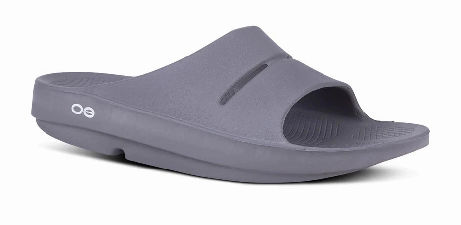 classic style shoes running with a low - top design OOFOS Women's OOahh Slide Sandal - Slate