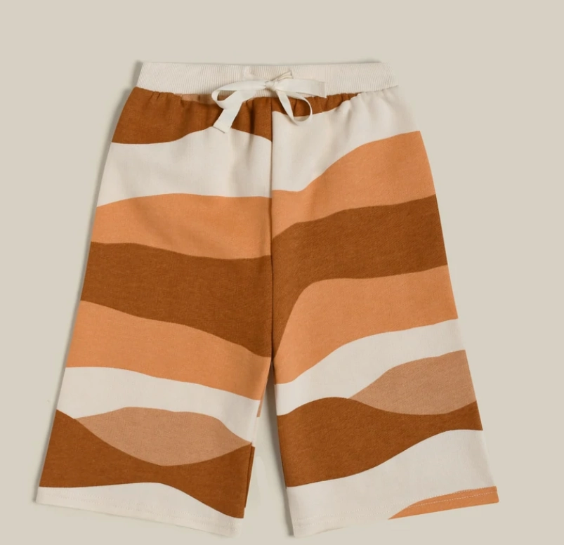 Polyester Organic Zoo Wide Leg Rolling Hills - Sand Dunes