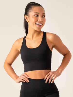 NKD Arch Sports Bra - Black Non-Binding Fit