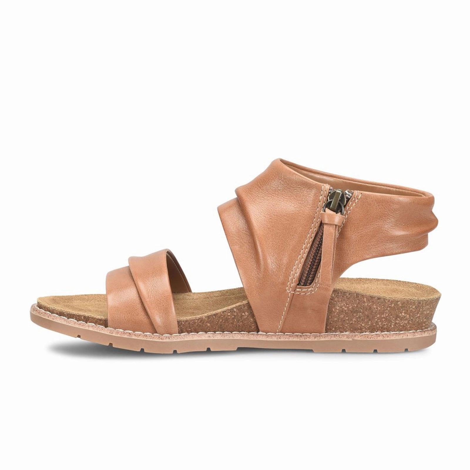 Comfy Step-On Sturdy Backing Comfortiva Gale Backstrap Sandal (Women) - Sand