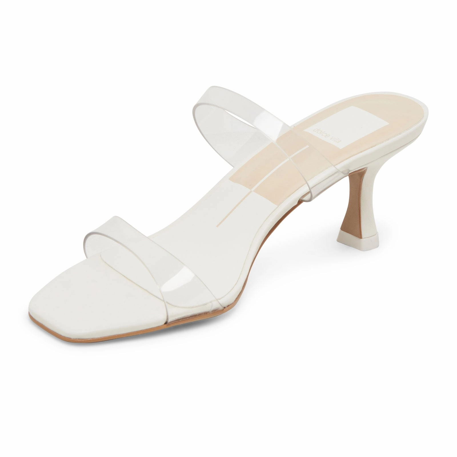 Minimalist Dolce Vita Genora Heeled Sandal (Women) - Crystal Vinyl