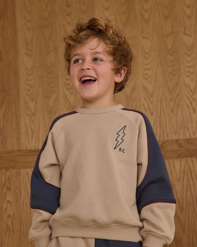 Paneled Sweatshirt | Stone Seasonal Outdoor kids' clothing