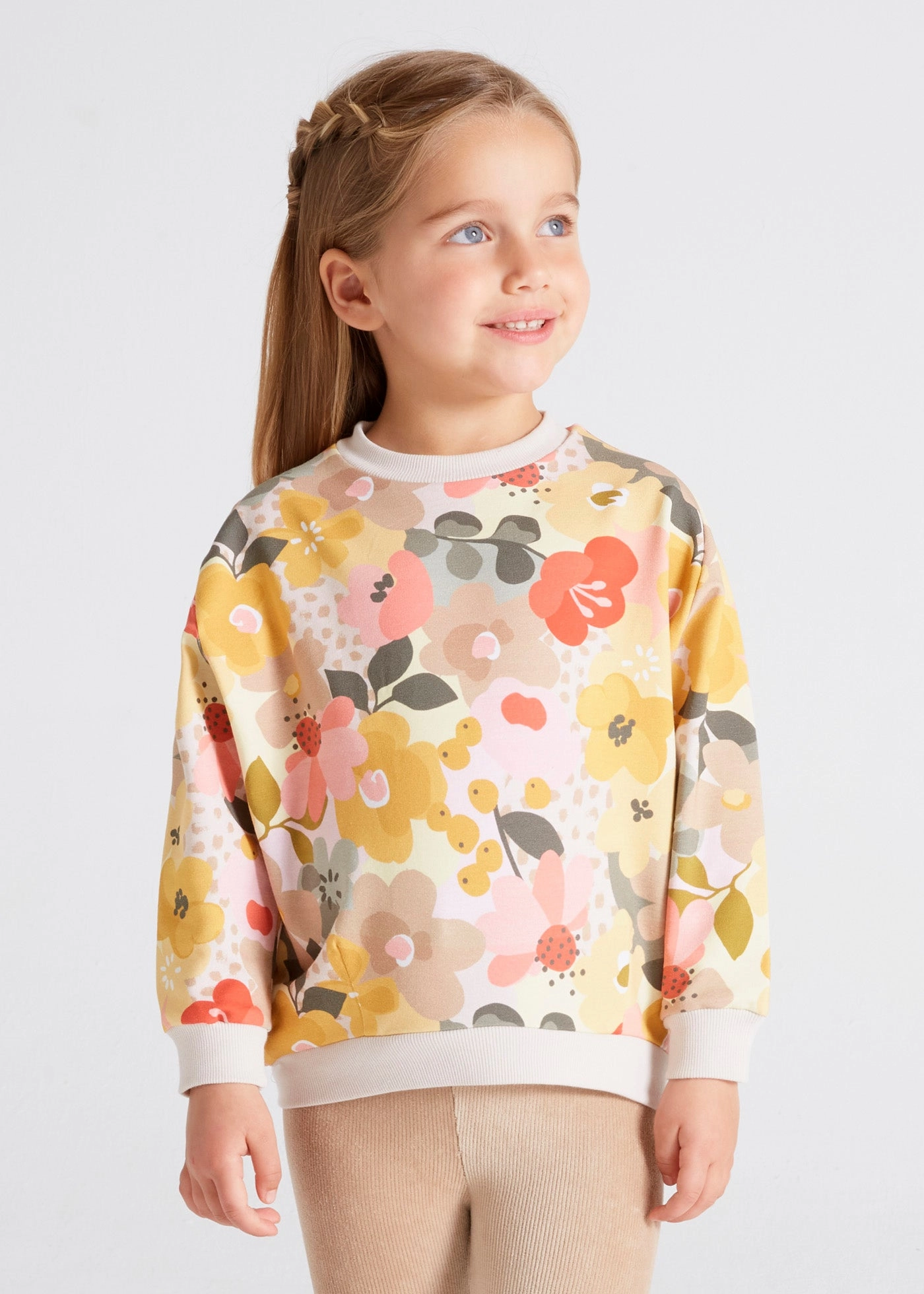 Accessories Stretchy Mayoral 4773-011 Kids Girl ECOFRIENDS Corduroy Sweatshirt with Leggings Set