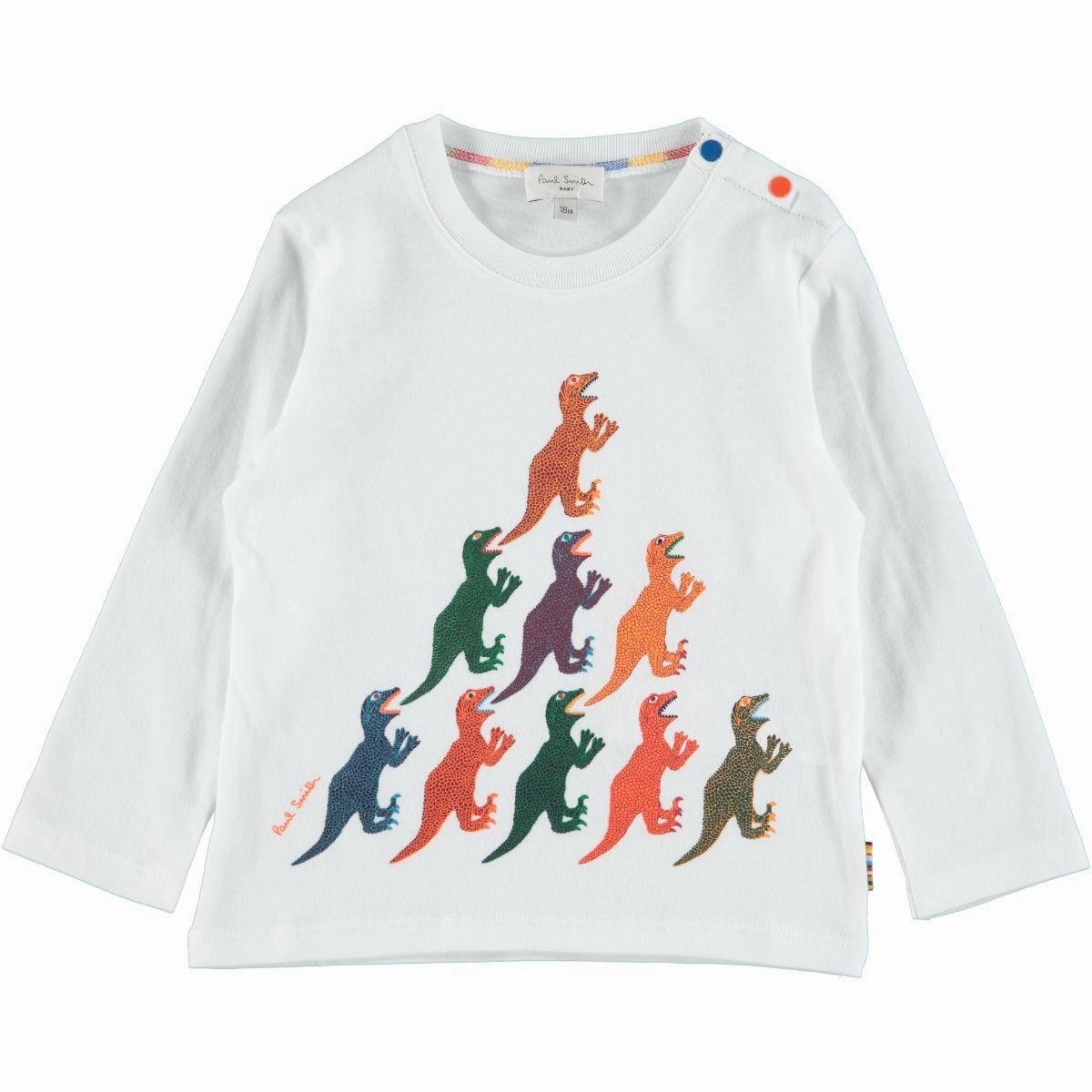 Paul Smith Babies 'Prisco' Dinosaur Pymamid Print T-Shirt - 3M Headwear