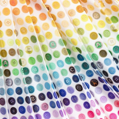 Bowed Floral kids' apparel Paul Smith Junior Girls Ramona Button Printed Pleated Skirt