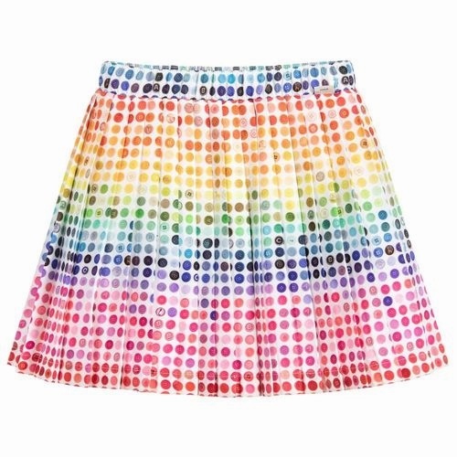Band outfits for kids Kid's size Paul Smith Junior Girls Ramona Button Printed Pleated Skirt