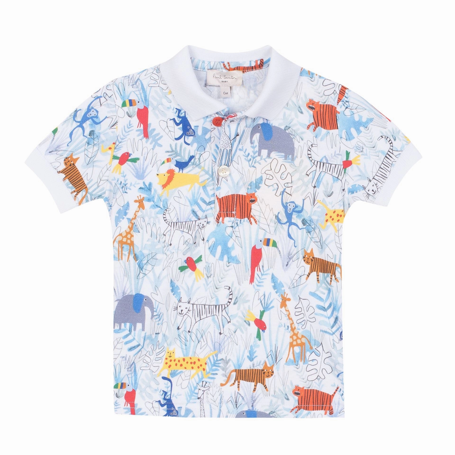 Casual Paul Smith Junior Kids Animal Polo Shirt