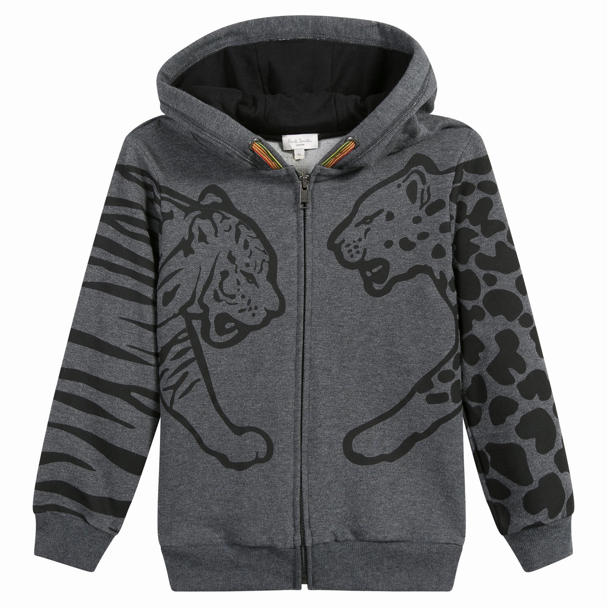 Paul Smith Junior Kids Tiger & Leopard Jacket with Hood Hand washable kids' wear