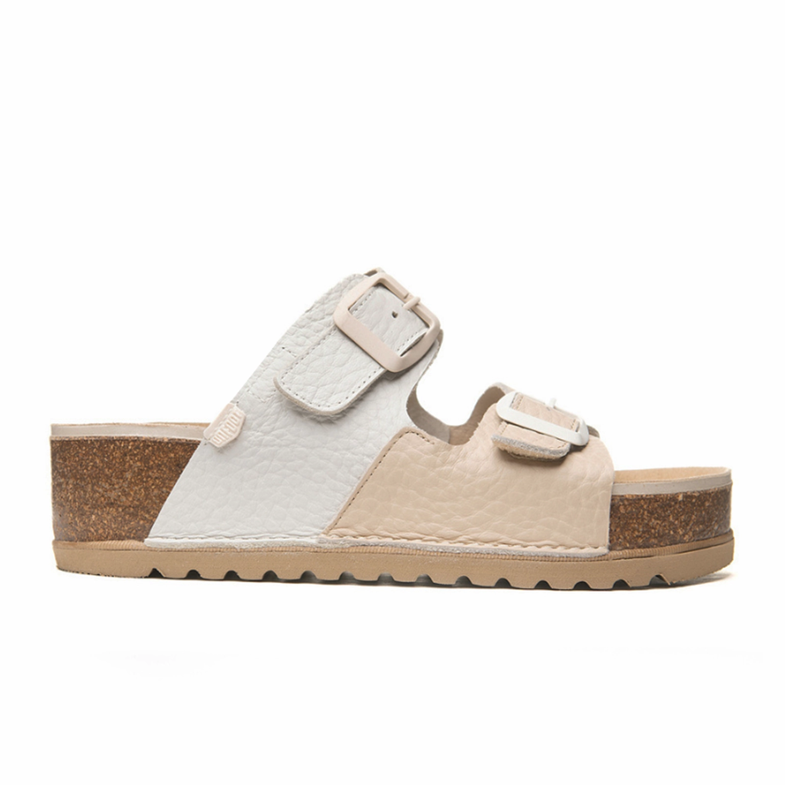 On Foot Seattle Slide Sandal (Women) - Beige/Blanco Ultimate Comfort