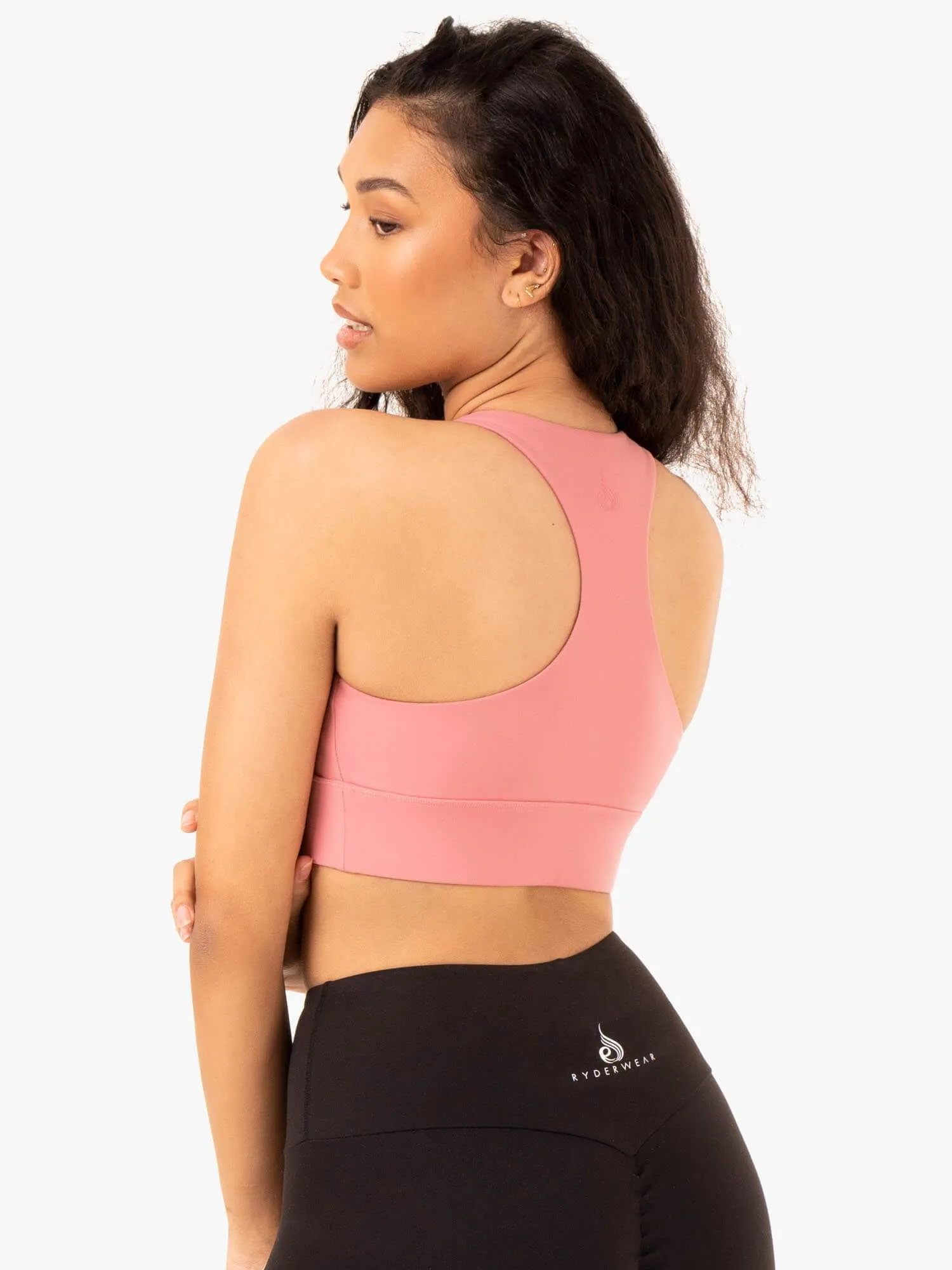 Focus Contour Sports Bra - Blush Pink Bright sports gear