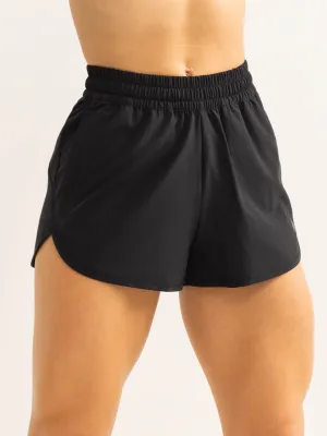 Double Stitched Seams picnic clothes Persist Training Shorts - Black