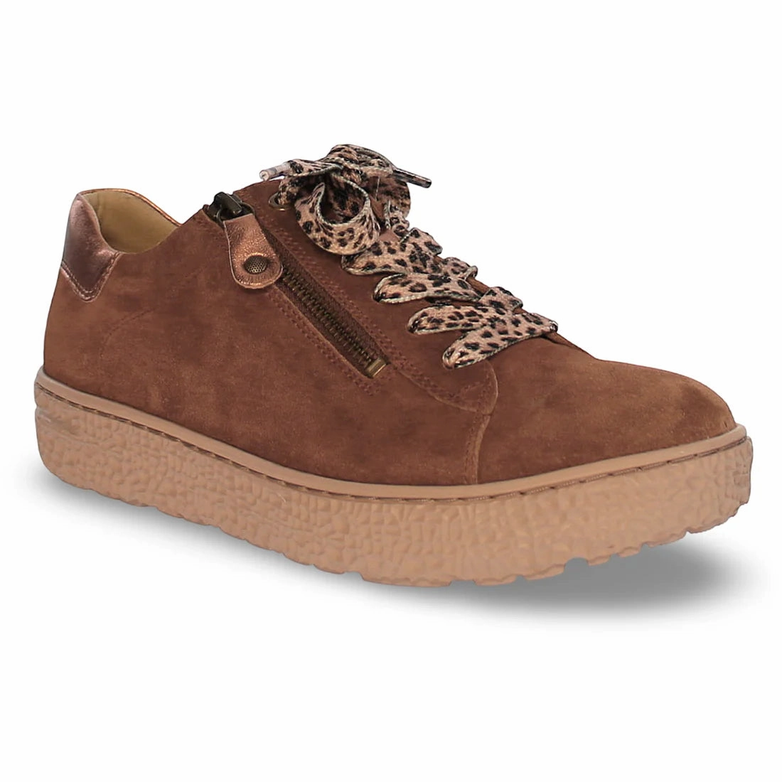 quick - drying - technology shoes Phil Cognac/Tobacco Side Zip Oxford