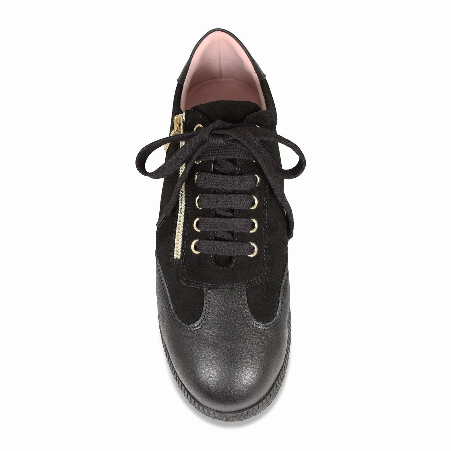 Multi Layer Cushioning Classic sneakers Pixie: Black Leather & Suede