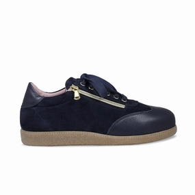Pixie: Navy Leather & Suede Speed Ready Lateral Support