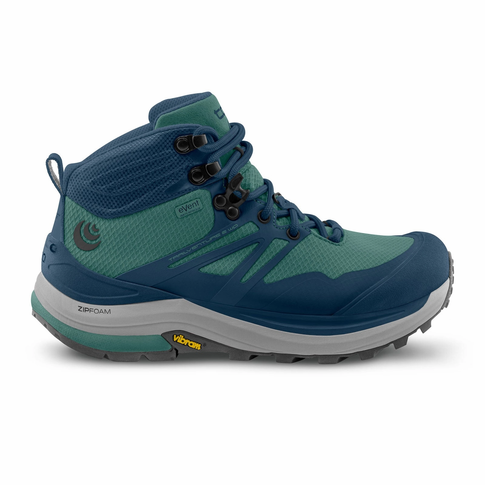 Topo Trailventure 2 Waterproof Hiking Boot (Women) - Ocean/Blue Easy On/Off