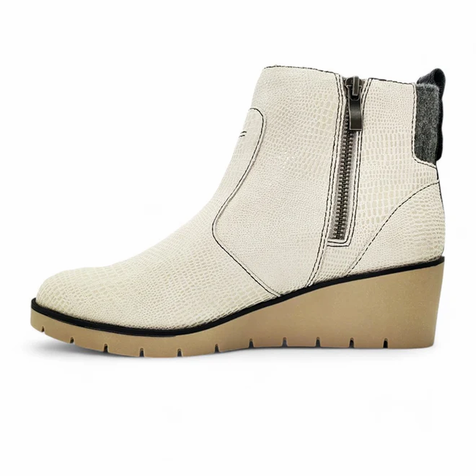 Revere Amarillo Bootie (Women) - Oyster Lizard Brunch Out Cool Movement