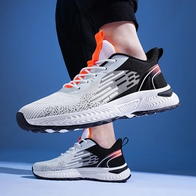 Reptile Print Cross Country Marathon Men's Running Shoes