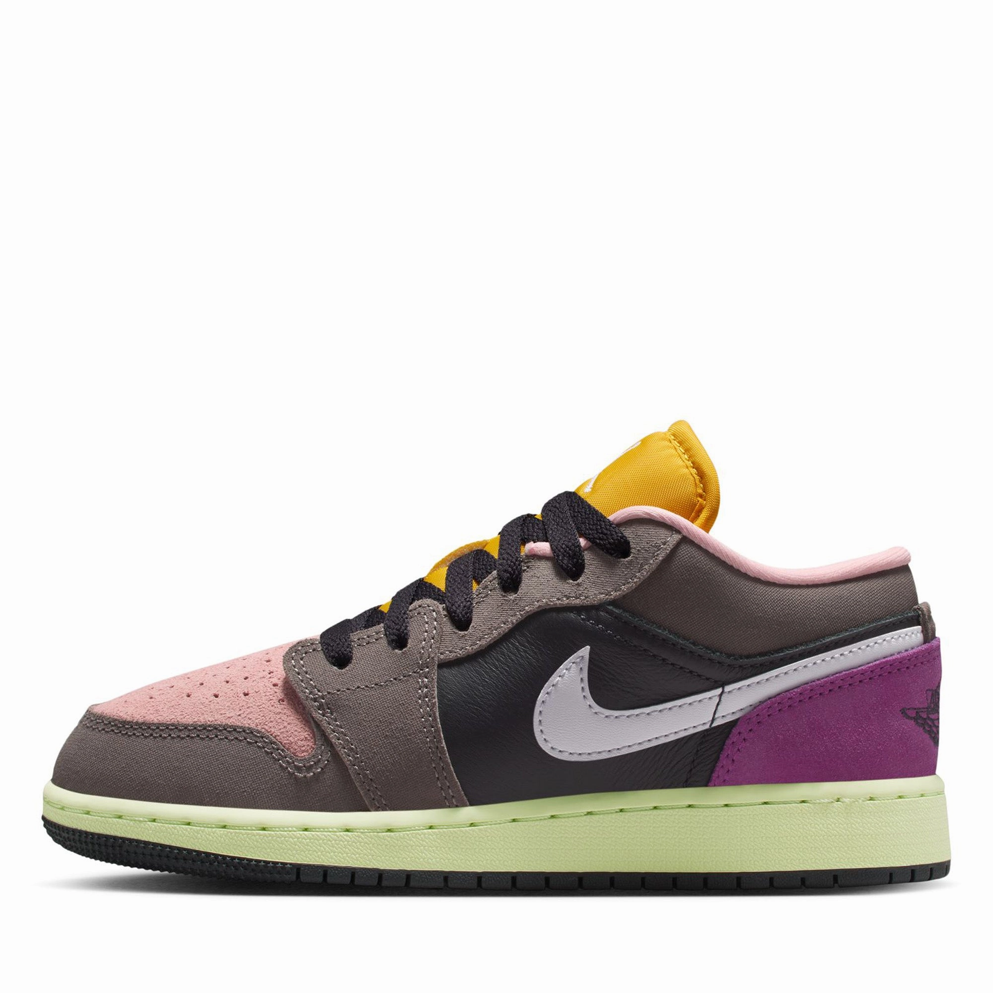 Sophisticated Style Air Jordan 1 Low SE (GS) - Oil Grey/White