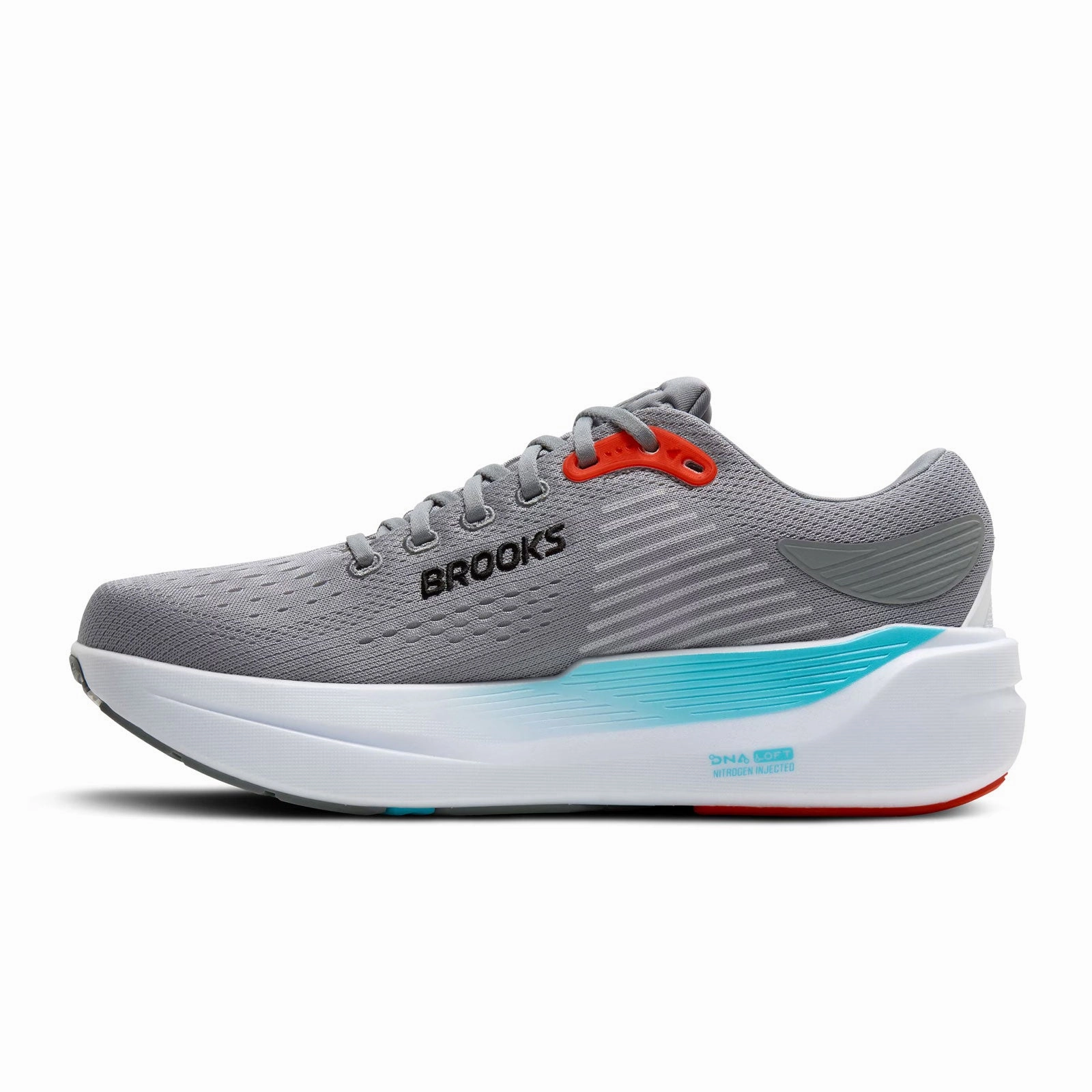Smooth Dash Brooks Ghost Max 3 Running Shoe (Men) - Primer Grey/Antarctica/Red