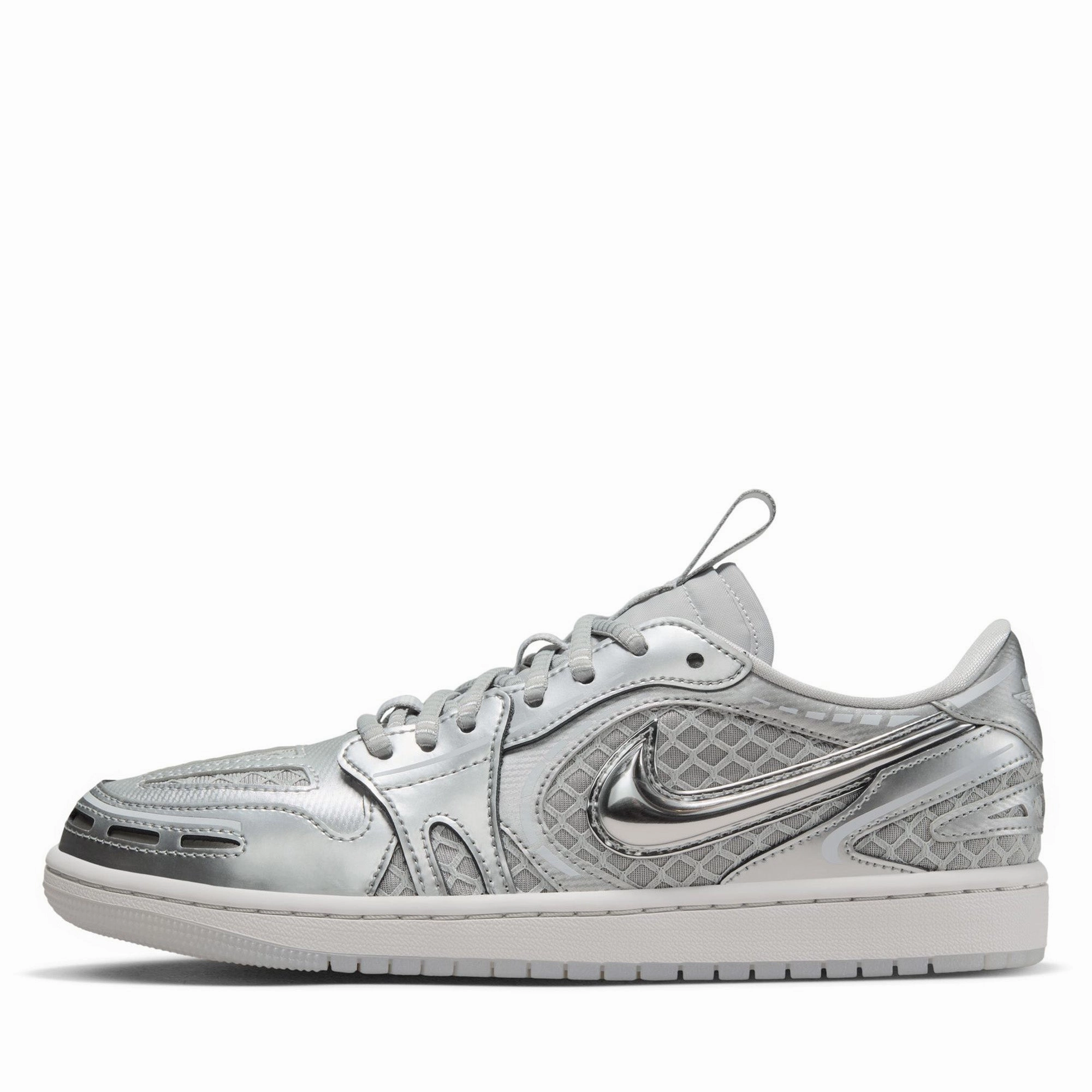 Women's Air Jordan 1 Low Method of Make V3 - Neutral Grey/Metallic Silver Travel Essential