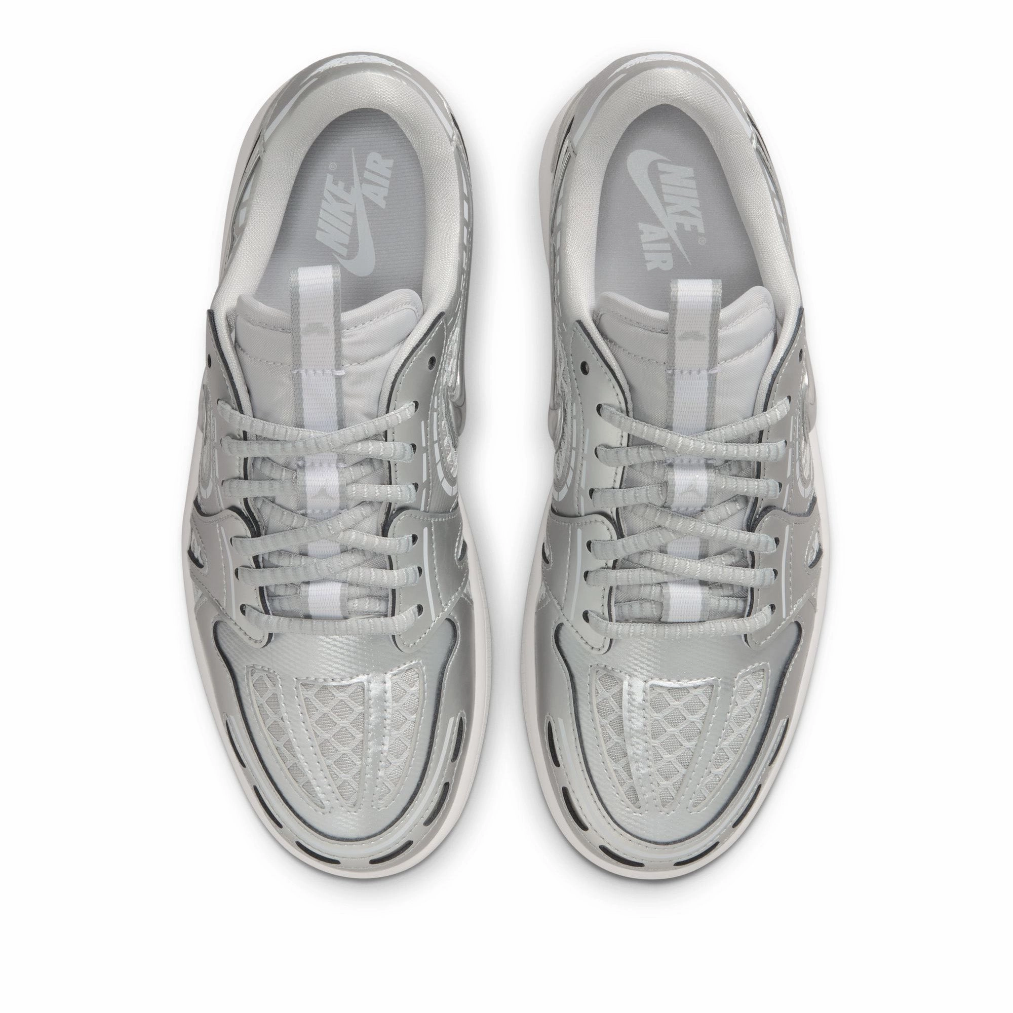 Clean Finish Women's Air Jordan 1 Low Method of Make V3 - Neutral Grey/Metallic Silver