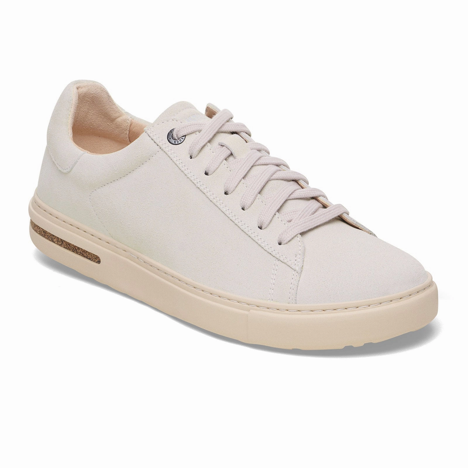 Clean Steps Preppy Mood Birkenstock Bend Narrow Sneaker (Women) - Antique White Suede