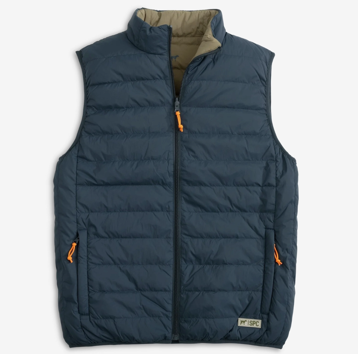 Youth Series Reversible Down Vest - Navy/Olive Ombre colored kids' wear Youngsters' outfits