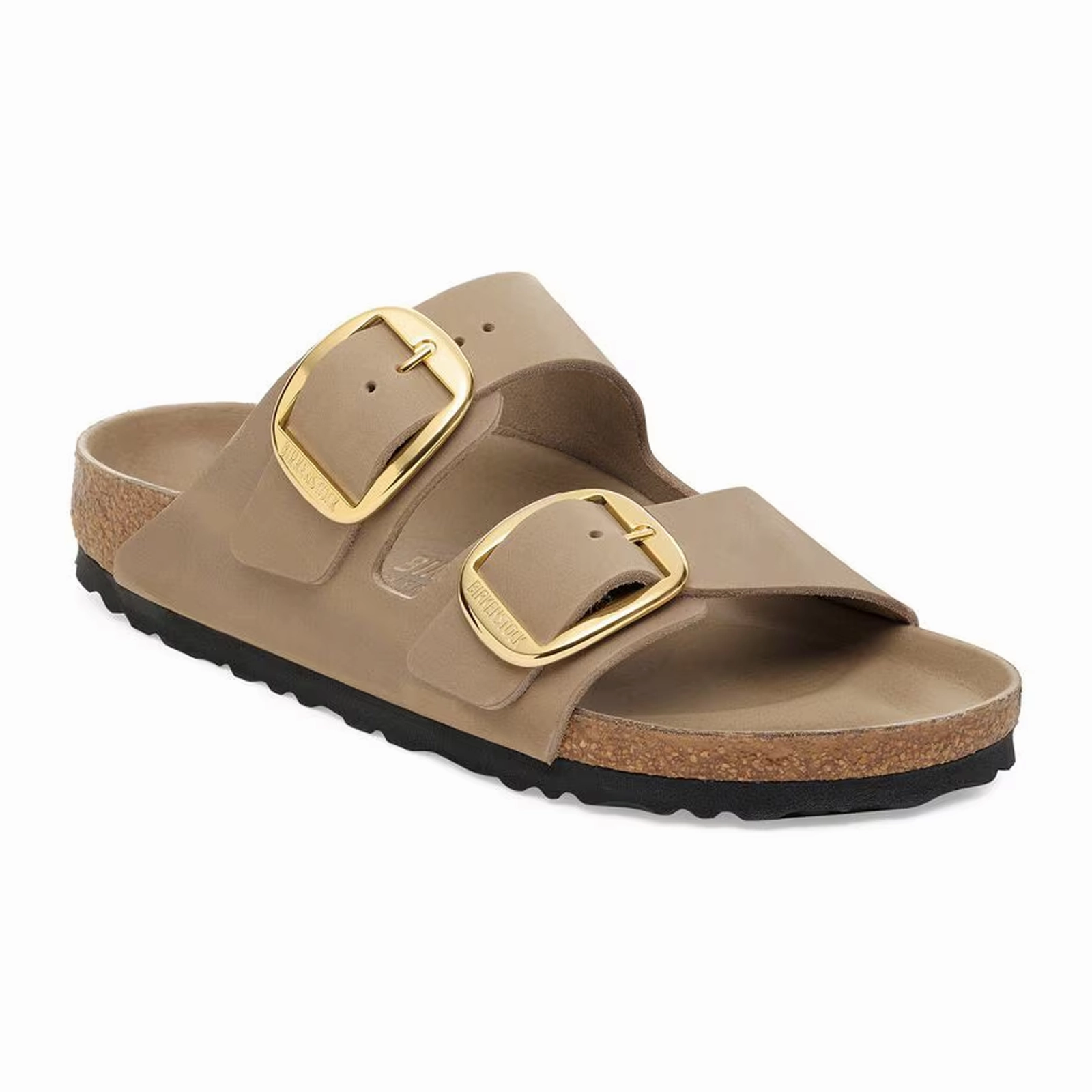 Heel Strap Tie Up Design Birkenstock Arizona Big Buckle Slide Sandal (Women) - Tobacco Oiled Leather