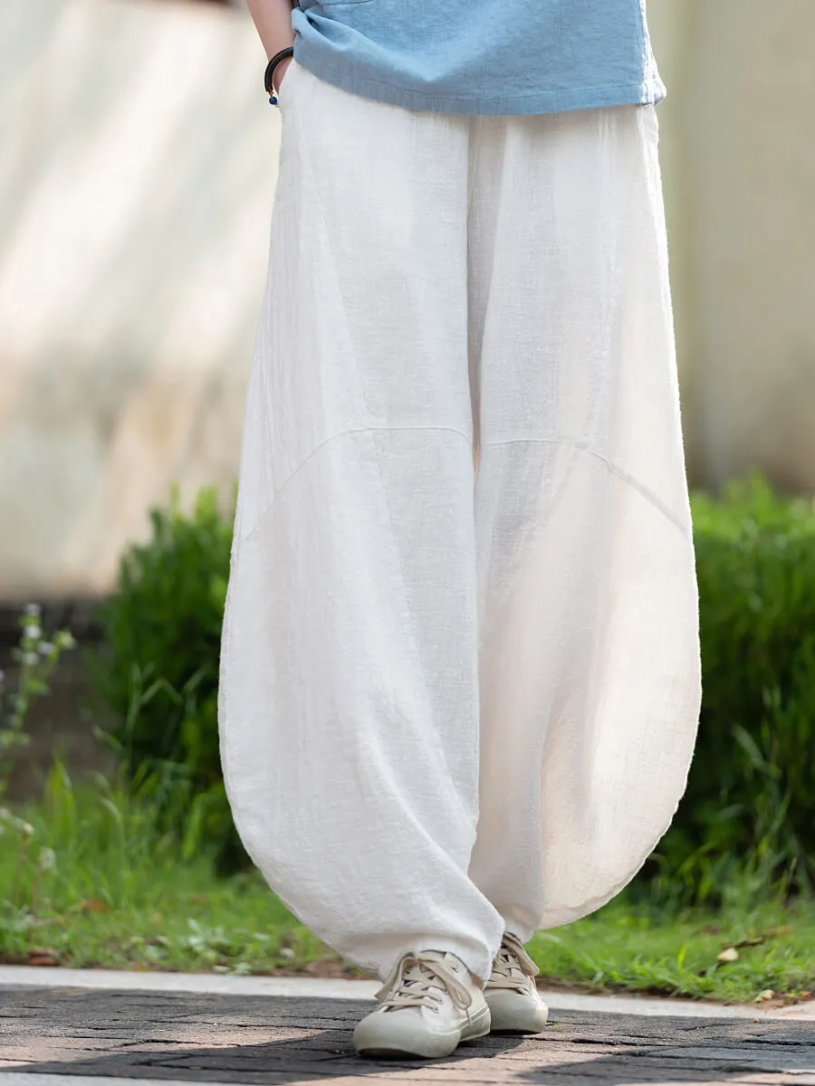 Smart Wear Babakud Women Summer Premium Ramie Lattern Pants