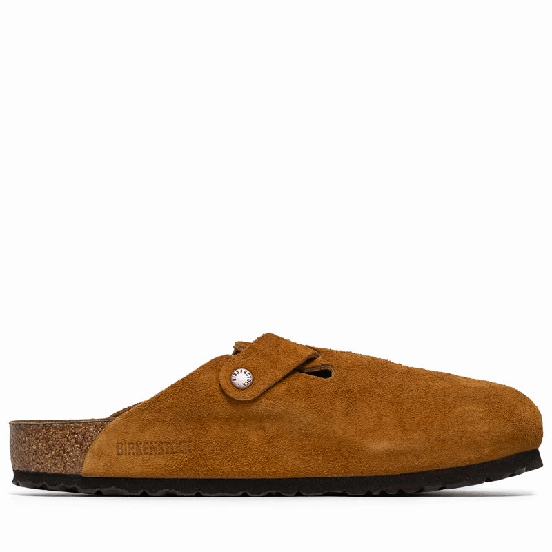 Effortless Walk Birkenstock Boston Soft Footbed Suede - Mink
