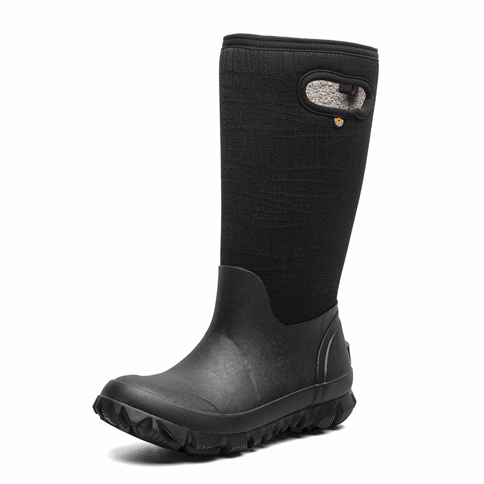 Bogs Whiteout Cracks Tall Winter Boot (Women) - Black Soft Insole Foot Care