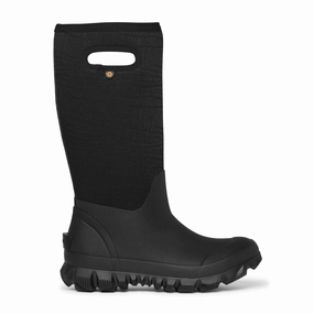Bogs Whiteout Cracks Tall Winter Boot (Women) - Black Guard Step Casual Footwear