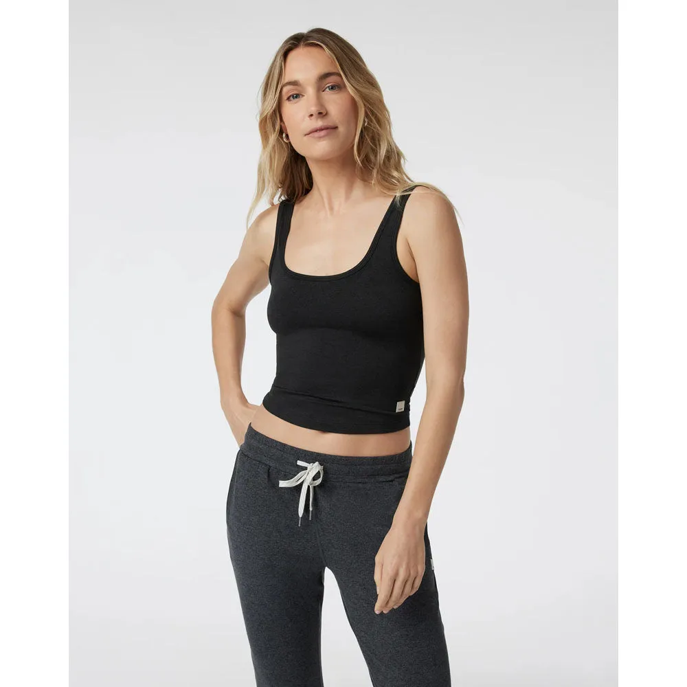 W Halo Essential Tank Microfiber texture Basic Tank