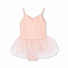 Konges Sloejd Kids Marina Dress - Peachskin Shiny outfits for children Edgy