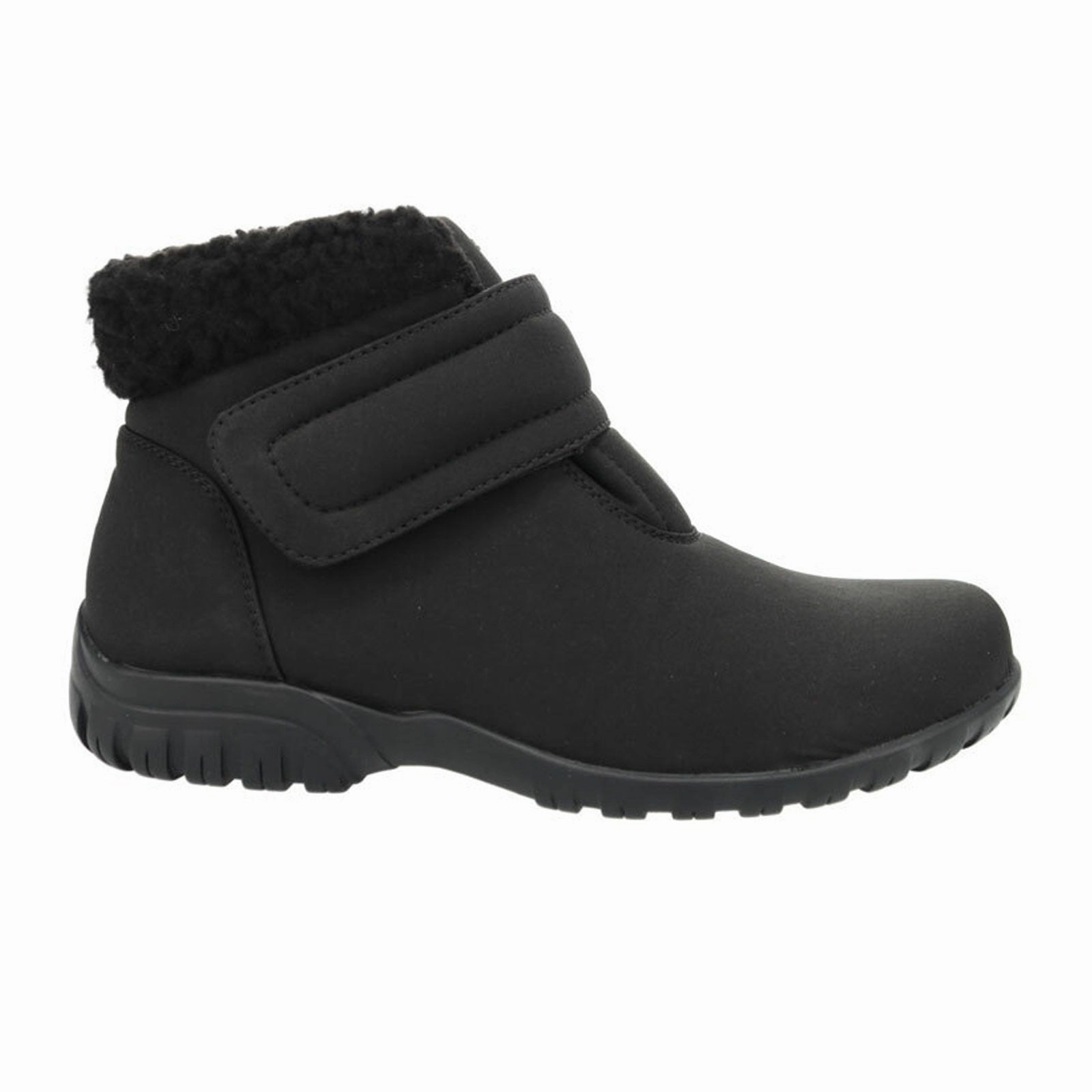 Propet Dani Strap Winter Ankle Boot (Women) - Black Stylish Design